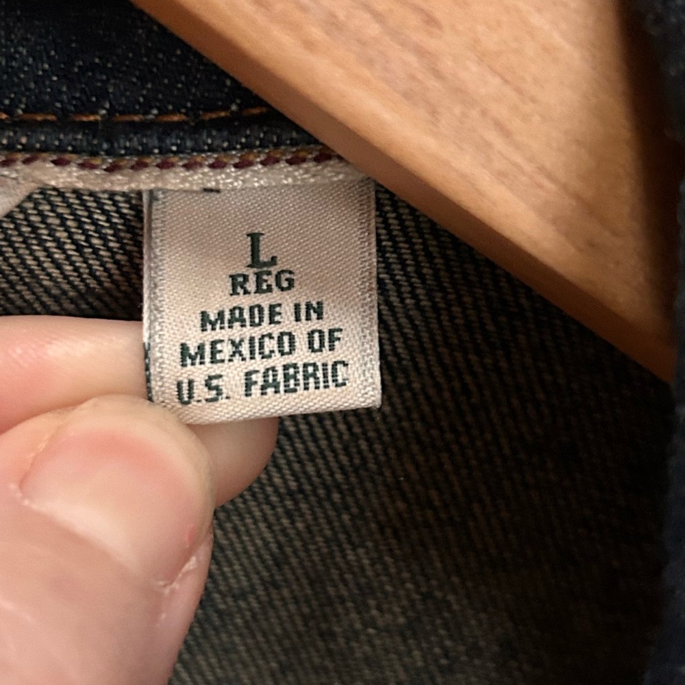 L.L. Bean Women’s Dark Blue Denim Jacket - Picture 6 of 11